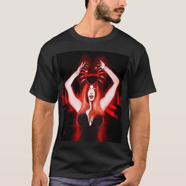 Camiseta Bruxa vermelha (Frente)