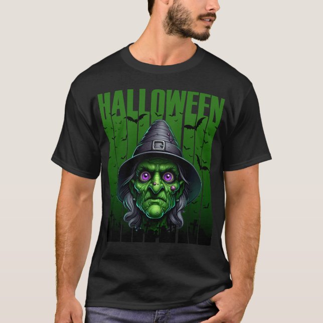 Camiseta Bruxa Wicked do Halloween (Frente)