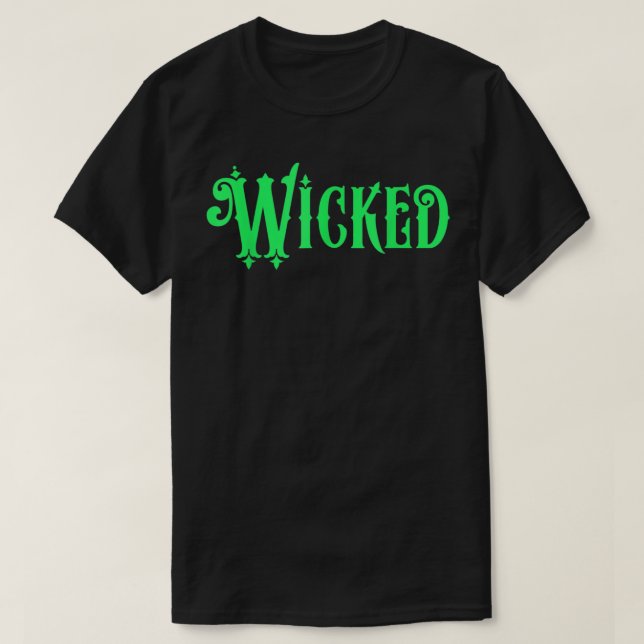 Camiseta Bruxa Wicked Halloween 6715 (Frente do Design)