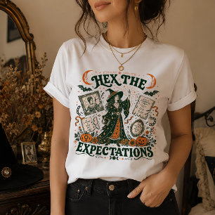Camiseta Bruxaria as Expectativas Feminista Feiticeira Hall