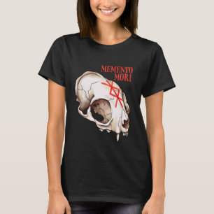 Camiseta Bruxaria de Caveira de Gato Cultura de Abutre Arte