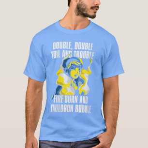Camiseta Bruxaria Feminina Caldeirão Mágico Borbulhante Eng