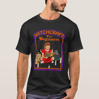 Camiseta Bruxaria para Iniciantes Divertido Sarcástico Retr