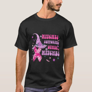 Camiseta Bruxas Apoiando Outras Bruxas Ret de Cancer