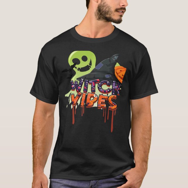 Camiseta Bruxas Assustadoras Vibes (Frente)