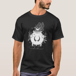 Camiseta Bruxas Caldeirão Espiritualidade Pagan Divination 