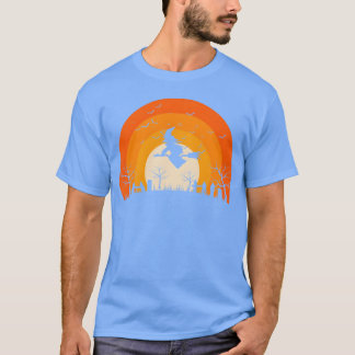 Camiseta Bruxas com Problemas Acampando Funny Halloween men