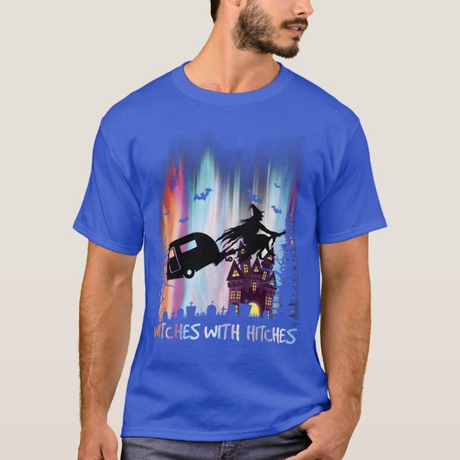 Camiseta Bruxas Com Problemas Presente Divertido de Acampam (Frente)