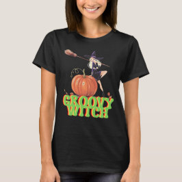 Camiseta bruxas de Dia de as Bruxas engraçado BROVY WITCH