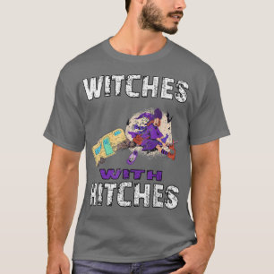 Camiseta Bruxas de Halloween Com Roupa De Halloween De Hitc