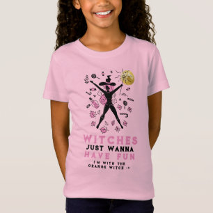Camiseta Bruxas De Halloween Só Querem Divertir-Se Com O Te