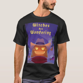 Camiseta Bruxas Estão Vagueando Gráfico de Halloween