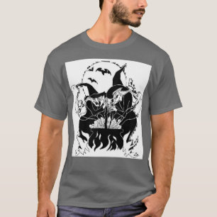 Camiseta Bruxas Formando Problemas Duplos T