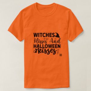 Camiseta Bruxas Hisses E Beijos De Halloween
