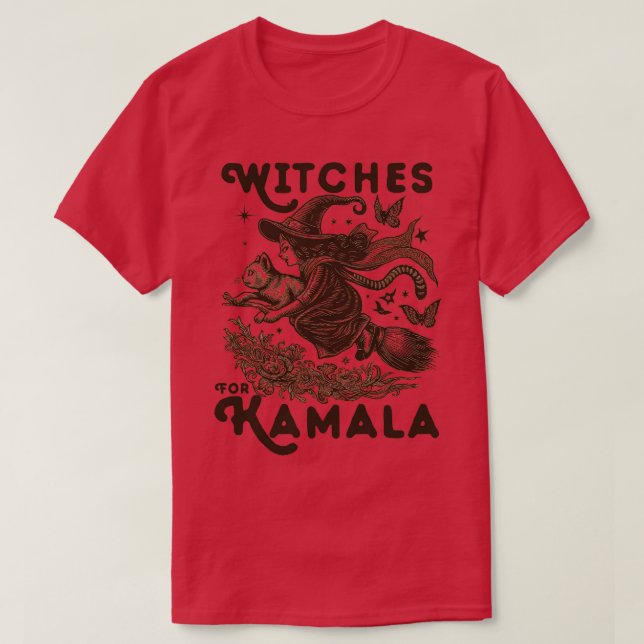 Camiseta Bruxas Para Kamala (Frente do Design)