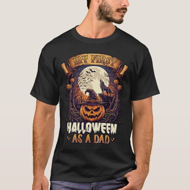 Camiseta Bruxas Penduradas Halloween Bruxa Voadora Casa Ass (Frente)