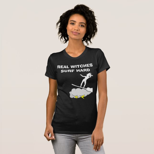 Camiseta Bruxas Reais Surfam Duro (Frente Completa)