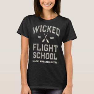 Camiseta Bruxas WICKED FLYING SCHOOL Salem Bruxelles Pilot