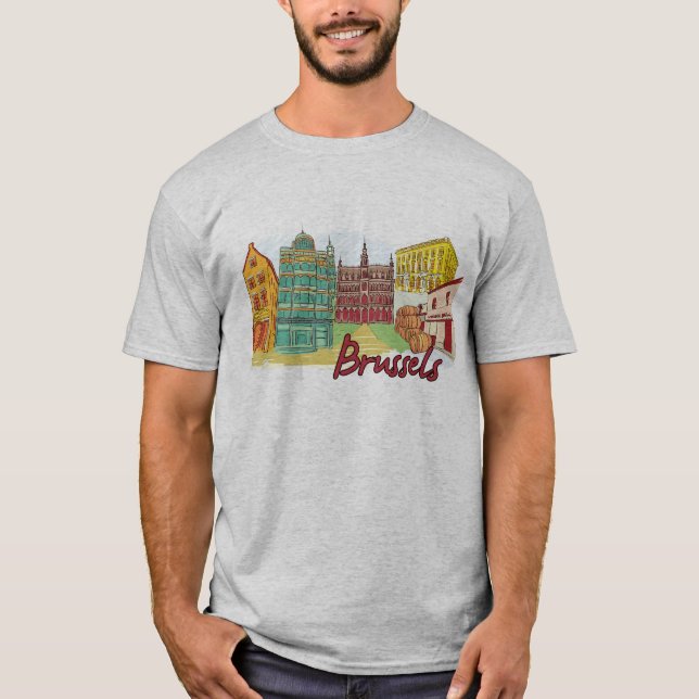 Camiseta Bruxelas Bélgica (Frente)