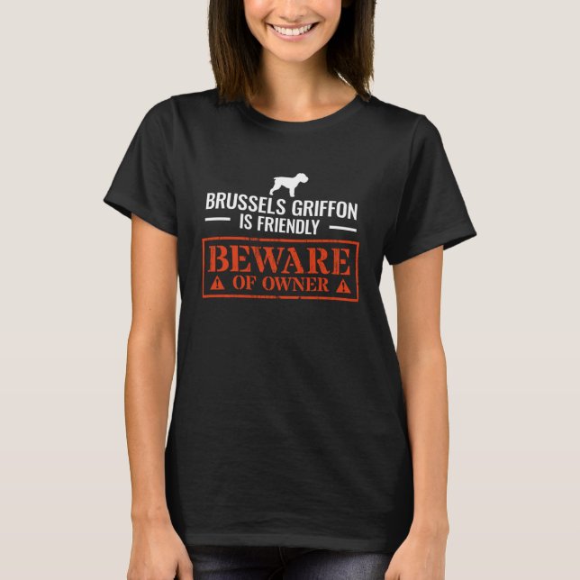 Camiseta Bruxelas Griffon 3 (Frente)