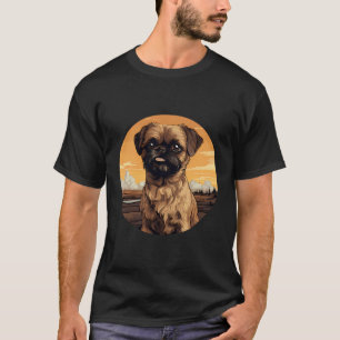 Camiseta Bruxelas Griffon Bruxelas Griffon Cão B