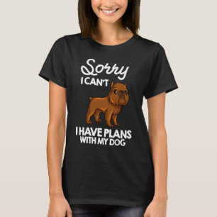 Camiseta Bruxelas Griffon Cachorros Proprietário