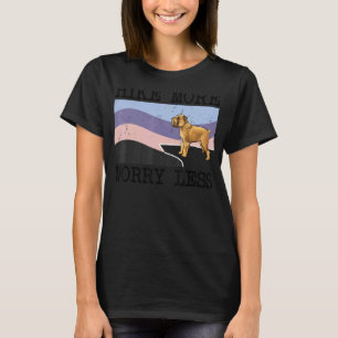 Camiseta Bruxelas Griffon Chega Mais Preocupada Com Menos H