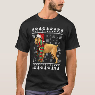 Camiseta Bruxelas Griffon Dog Santa Hat Natal Feio Natal