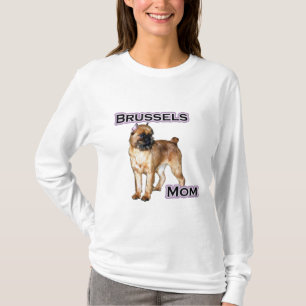 Camiseta Bruxelas Griffon Mãe; Mãe de Bruxelas Griffon