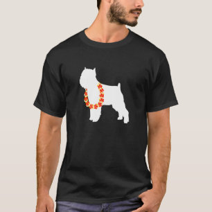 Camiseta Bruxelles Griffon Aloha Hawaiian Lei Dog