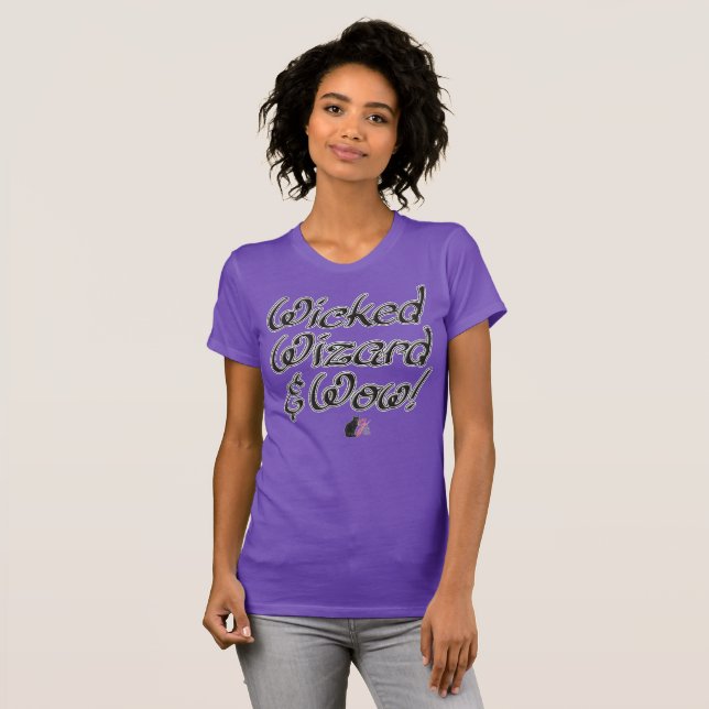Camiseta Bruxo Mau & Wow! (Frente Completa)