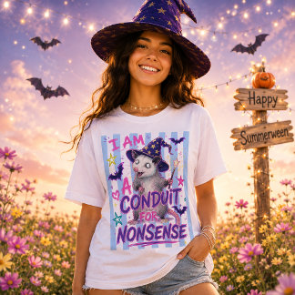 Camiseta Bruxo Possum Conduíte de Absurdos do Summerween