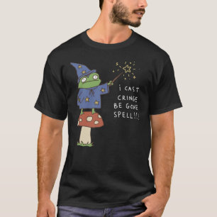 Camiseta Bruxo Sapo Engraçado Eu Lanço Feitiço de Tirar Ver