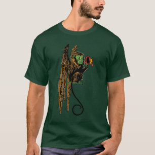 Camiseta Bruxo Vintage do Oz, Chapéu de Macaco Voador Malva