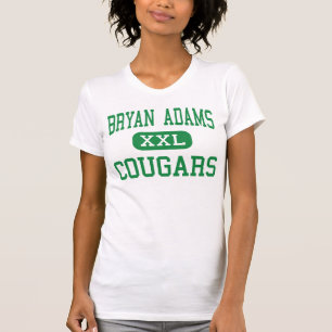 Camiseta Bryan Adams - pumas - segundo grau - Dallas Texas