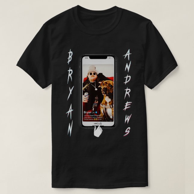 Camiseta Bryan Andrews (Frente do Design)