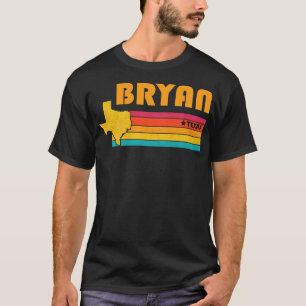 Camiseta Bryan Texas Vintage angustiou Souvenir