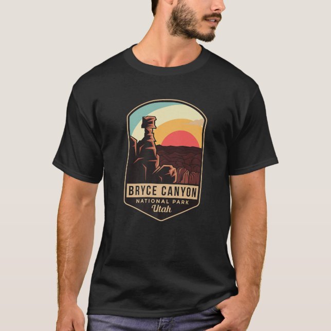 Camiseta Bryce Canyon National Park Hiking Utah Tourist Sou (Frente)