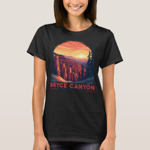 Camiseta Bryce Canyon National Park Sunset Art