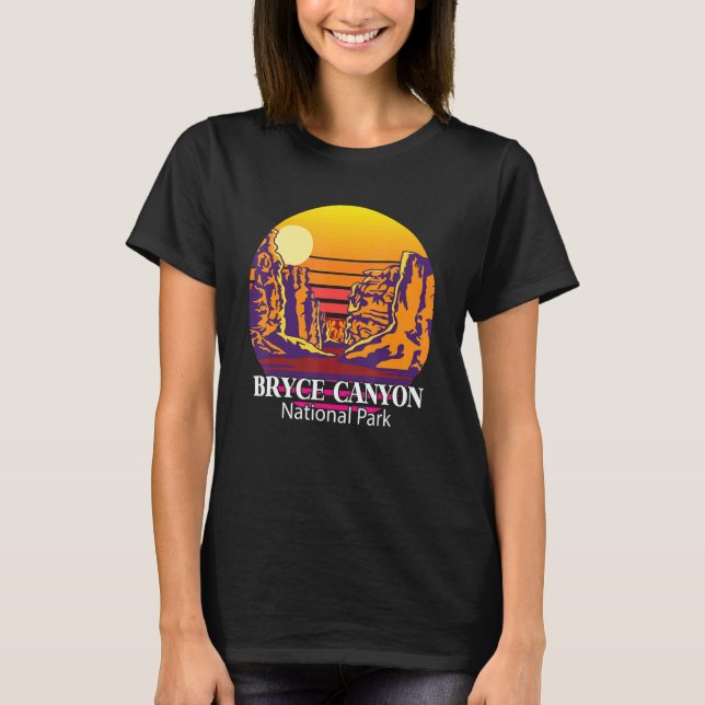 Camiseta Bryce Canyon Souvenir National Park Rocks Utah Cam (Frente)