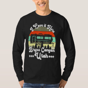 Camiseta Bryce Canyon Utah Eu Amo Aqui Acampando Viagem Tr