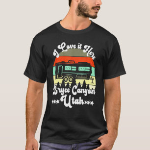 Camiseta Bryce Canyon Utah Eu Amo Aqui Acampando Viagem Tr
