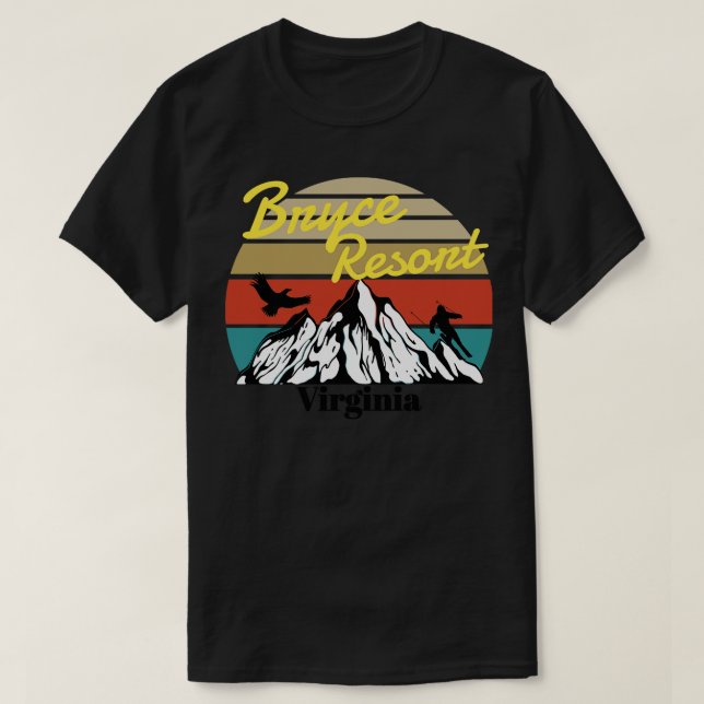 Camiseta Bryce Resort ski Virginia (Frente do Design)