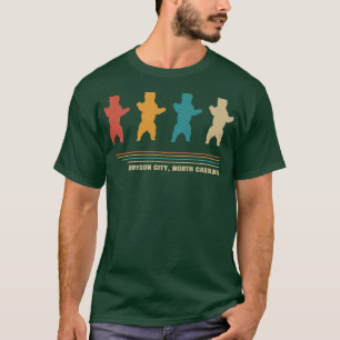 Camiseta Bryson City North Carolina Vintage Bear NC Distres