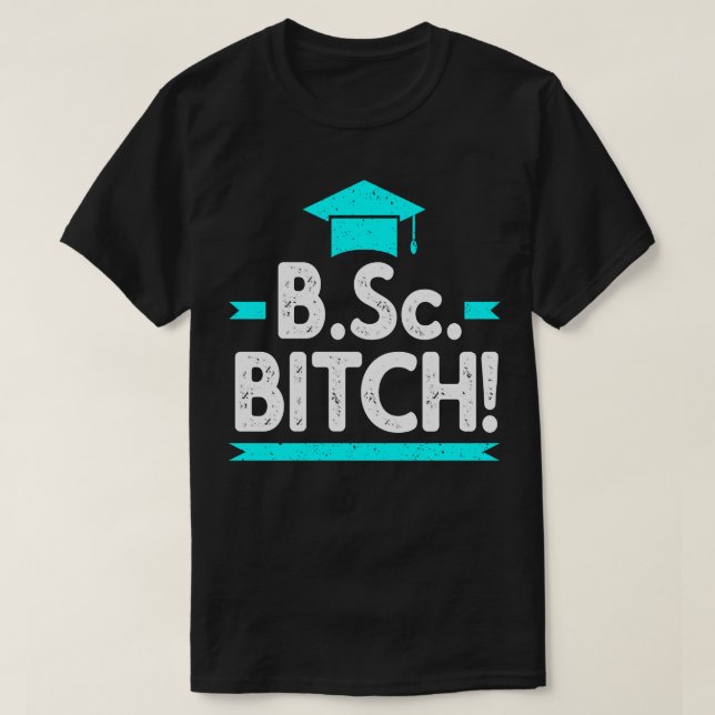 Camiseta BSc Solteiro engraçado de graduação científica (Frente do Design)