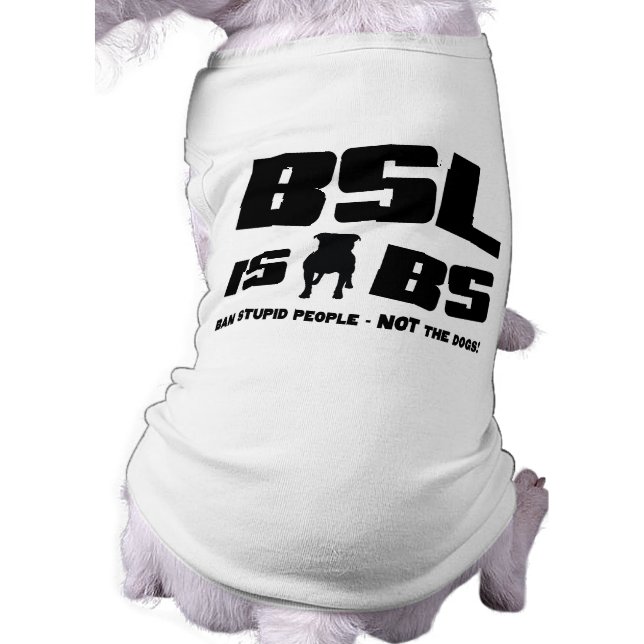 Camiseta BSL é BS - Pet Tshirt (Verso)