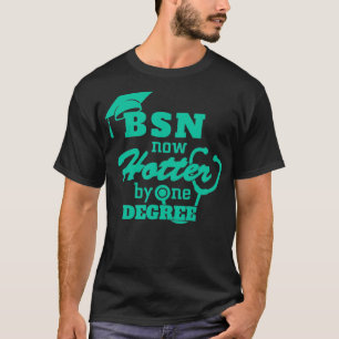 Camiseta BSN Agora Mais Quente Em Um Grau Curto De Graduaç