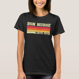 Camiseta BSN Enfermeira Vintage com Solteiro de Vida