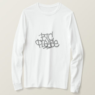 Camiseta "BTC Por Favor" (Branco)
