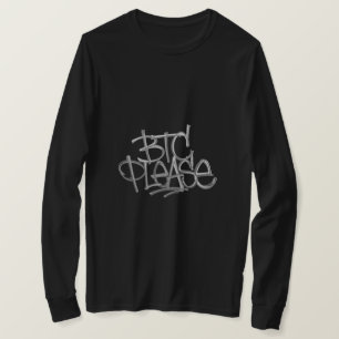 Camiseta "BTC Por Favor" (Preto)